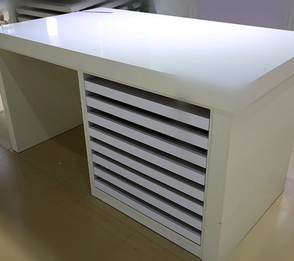 hardwood flooring sample display rack marble drawer stands sdr-40-1