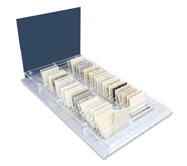 marble granite tile sample display tabletop stand tablet rack sdr-30-1