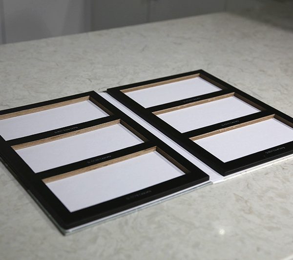 quartz marble sample display book sdr-5-2