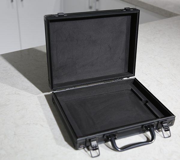 quartz sample diplay suitcase marble sample box sdr-7-2