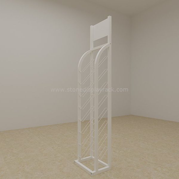 simple sample display stand stone quartz display rack sdr-46-2