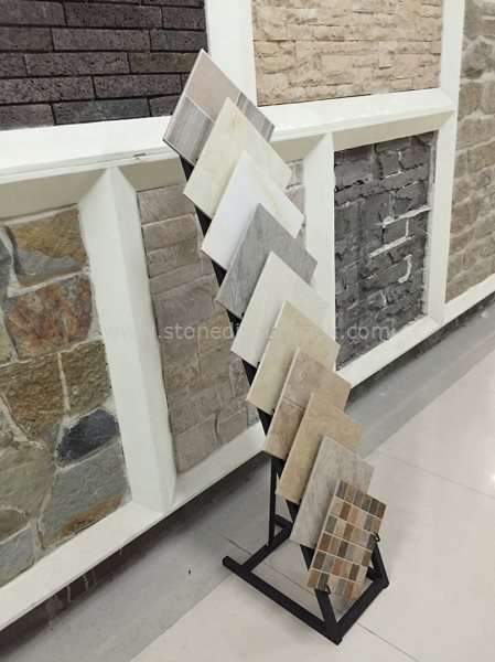 Waterfall Stone Quartz Tile Sample Display Stand SDR-55 5