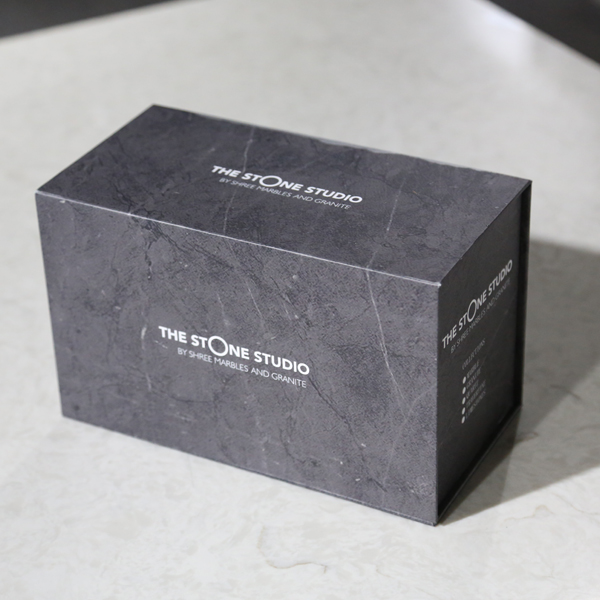 Quartz Marble Stone Tile Black Display Sample Box SDR-95-1